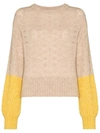 SEE BY CHLOÉ COLOUR BLOCK JUMPER