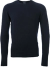 Drumohr Crewneck Cashemere Sweater In Blue