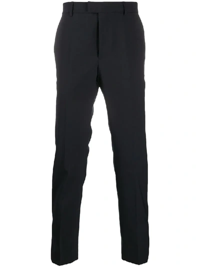Les Hommes Straight-fit Trousers In Blue