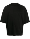 Jil Sander Dropped-sleeve Cotton-jersey T-shirt In Black