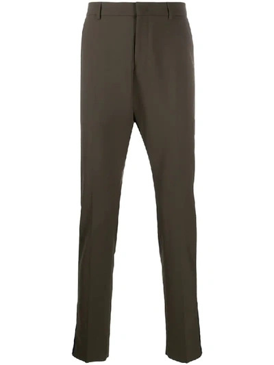 Valentino Slim-fit Tailored Trousers In Green