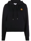 KENZO KNITTED COTTON HOODIE