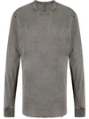 11 BY BORIS BIDJAN SABERI WASHED LONG SLEEVED T-SHIRT