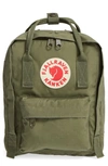 Fjall Raven 'mini Kanken' Water Resistant Backpack In Green