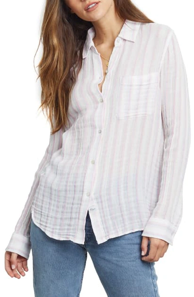 Rails Ellis Cotton Shirt In Gem Stripe