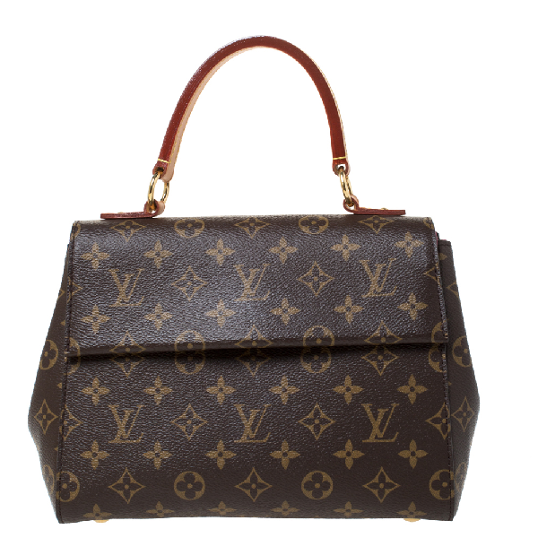 Pre-Owned Louis Vuitton Monogram Canvas Cluny Bb Bag In Brown | ModeSens