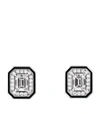BOUCHERON WHITE GOLD AND DIAMOND VENDÔME LISERÉ EARRINGS,15582751