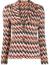 MISSONI ZIG-ZAG PRINT BLAZER