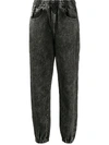 ALEXANDER WANG DENIM TAPERED TROUSERS