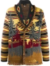 ALANUI RUSTIC INTARSIA CASHMERE CARDIGAN