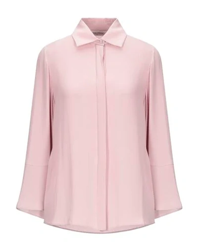 Valentino Silk Shirts & Blouses In Pink