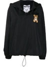 MOSCHINO TEDDY BEAR PATCH DRAWSTRING HOODIE