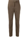 BRUNELLO CUCINELLI CROPPED SLIM-FIT TROUSERS