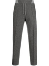 BRUNELLO CUCINELLI TAPERED TRACK PANTS