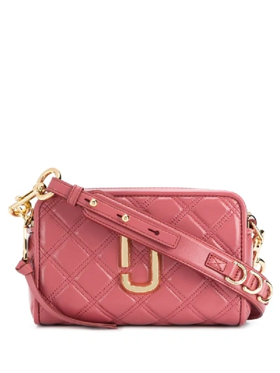 Marc Jacobs The Softshot 21 Shoulder Bag In Rose-pink Leather
