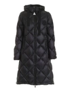 MONCLER DUROC LONG PARKA IN BLACK FEATURING HOOD