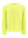 VALENTINO CASHMERE PULLOVER IN FLUO YELLOW