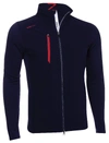 Zero Restriction Z710 Full Zip Jacket In Navy/redwing