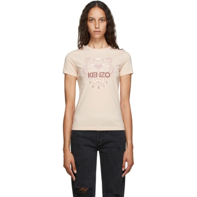 Kenzo Tiger Classic T-shirt In Pink