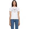 Kenzo Tiger-print Cotton T-shirt In White