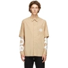 BURBERRY BURBERRY BEIGE TYLER OVERSIZED SHIRT