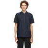 Burberry Contrast-collar Polo Shirt In Blue