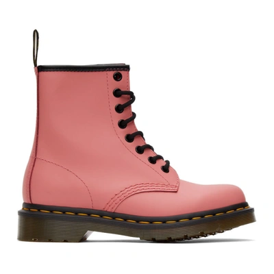 Dr. Martens' Dr. Martens 粉色 1460 踝靴 In Pink