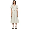 3.1 PHILLIP LIM / フィリップ リム OFF-WHITE CROSSOVER TIED DRESS