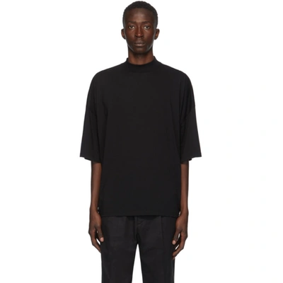 Jil Sander Dropped-sleeve Cotton-jersey T-shirt In Black