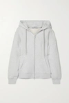 ALEXANDER WANG T French cotton-terry hoodie
