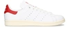 Adidas Originals White & Red Stan Smith Sneakers In Ftwr Blanc