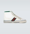 GUCCI TENNIS 1977 HIGH-TOP SNEAKERS,P00491548