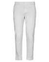 Aglini Man Pants Light Grey Size 27 Cotton, Elastane