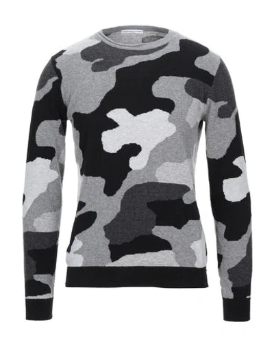 Grey Daniele Alessandrini Sweaters In Grey