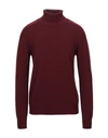 Paolo Pecora Turtlenecks In Maroon