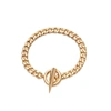 MISSOMA CLAW T-BAR CHAIN BRACELET 18CT GOLD PLATED,CLW G B2 NS