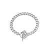 MISSOMA CLAW T-BAR CHAIN BRACELET SILVER PLATED,CLW S B2 NS