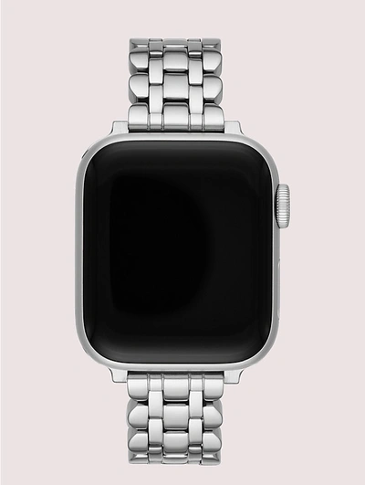 KATE SPADE SILVER SCALLOP LINK STAINLESS STEEL BRACELET 38/40MM BAND FOR APPLE WATCH,ONE SIZE