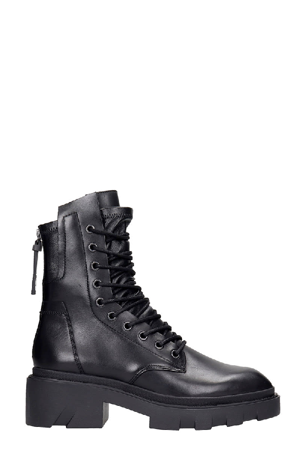 ash moody leather combat boots