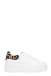 ASH MOBY 01 SNEAKERS IN WHITE LEATHER,11446862