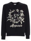 ALEXANDER MCQUEEN ALEXANDER MCQUEEN SKULL EMBROIDERED SWEATSHIRT