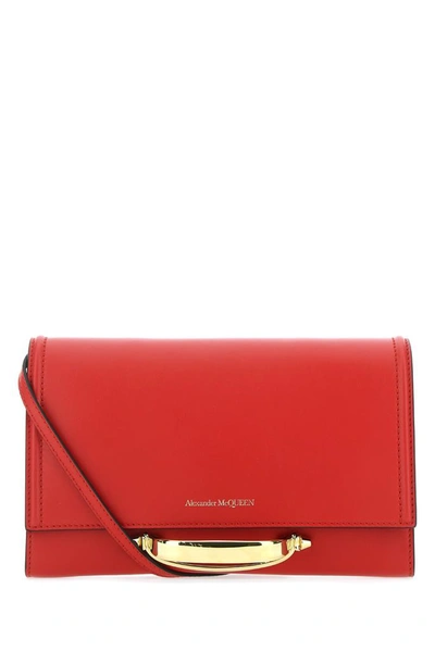 Alexander Mcqueen The Story Clutch In Red