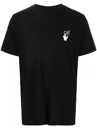 Off-white Marker Oversized Cotton T-shirt In Black