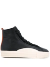 Y-3 CONTRAST PULL-TAB SNEAKERS