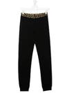WAISTBAND-LOGO TRACK PANTS