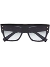 Balmain Oversized Square-frame Sunglasses In Black