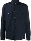 Zadig & Voltaire Thibaut Cotton Shirt In Blue