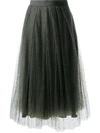 FABIANA FILIPPI TULLE FLARED MIDI SKIRT