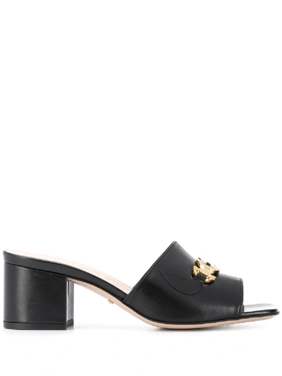 Gucci Slip-on Horsebit Detail Mules In Black