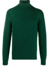 ROBERTO COLLINA ROLL-NECK JUMPER